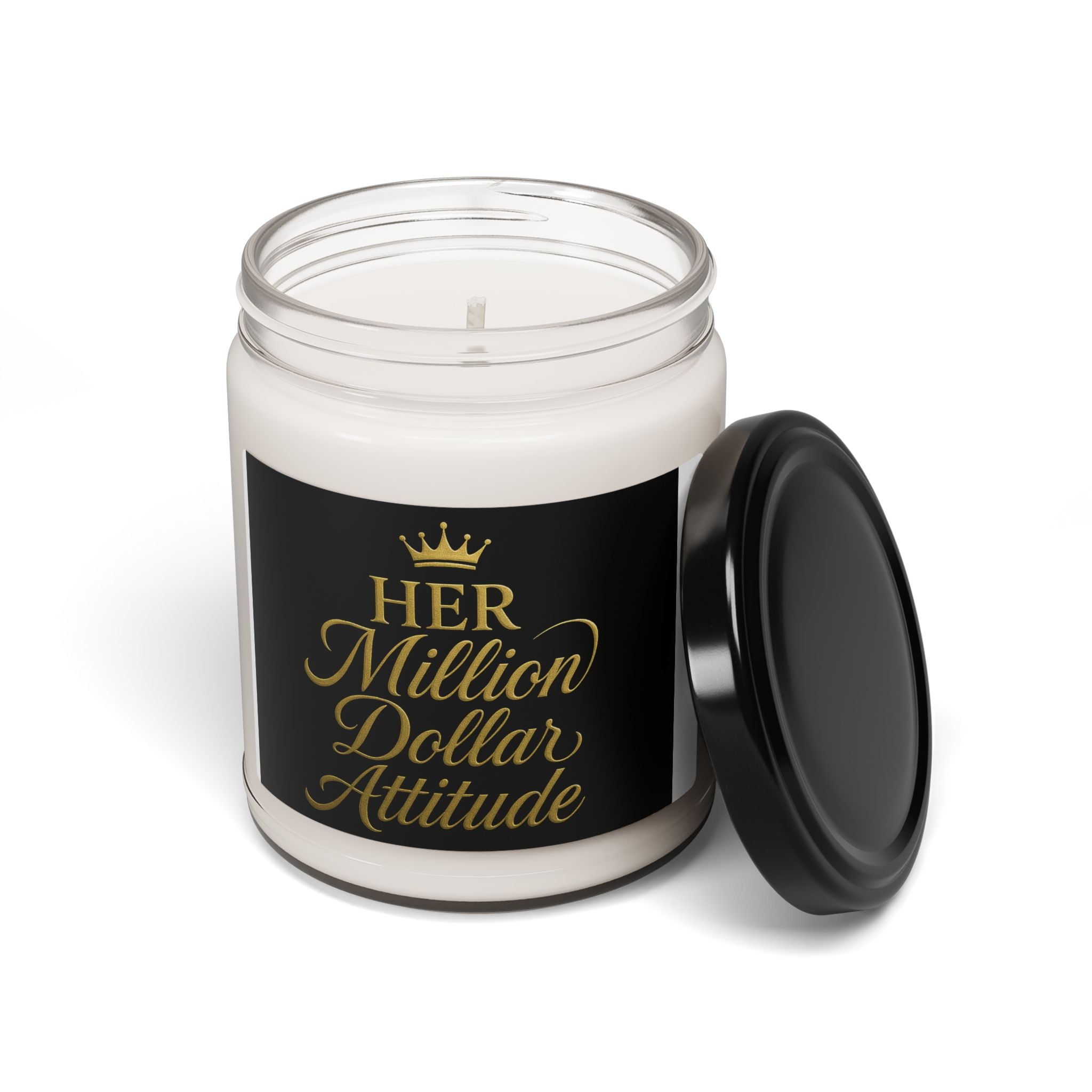 Her Million Dollar Attitude™ Luxury Scented Candle Light the Atmosphere of Abundance