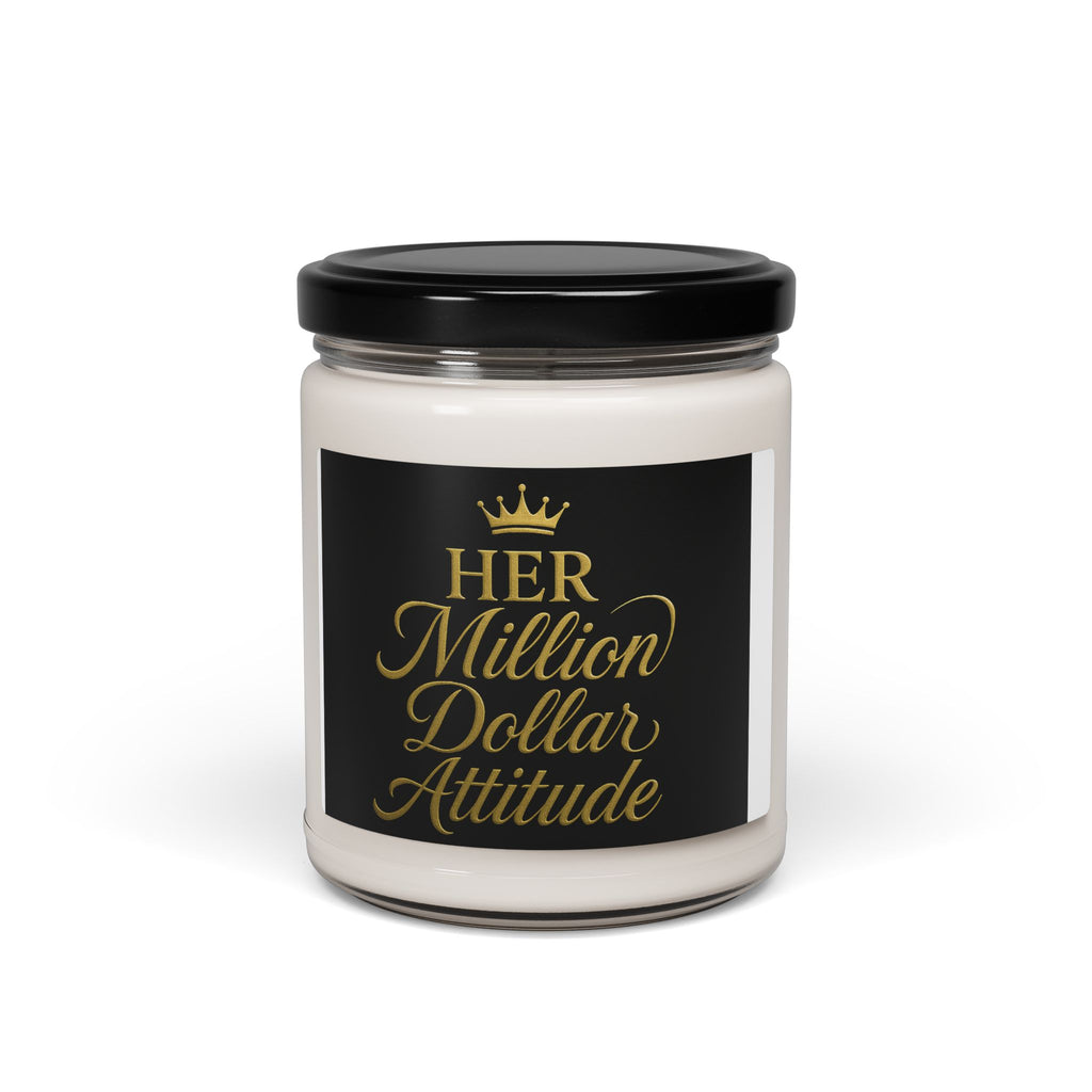 Her Million Dollar Attitude™ Luxury Scented Candle Light the Atmosphere of Abundance